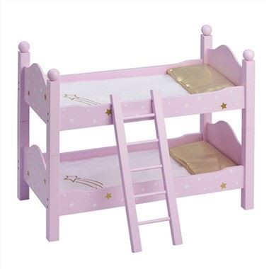 Wooden Bunk Doll Bed