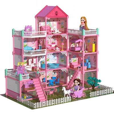 Pink Dollhouse-- For Your Barbie Home