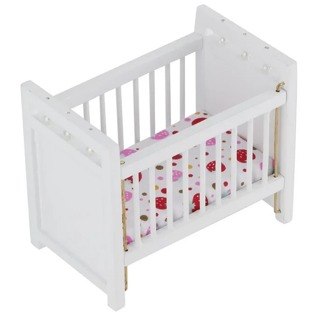 Pure Solid Wood Doll Bed