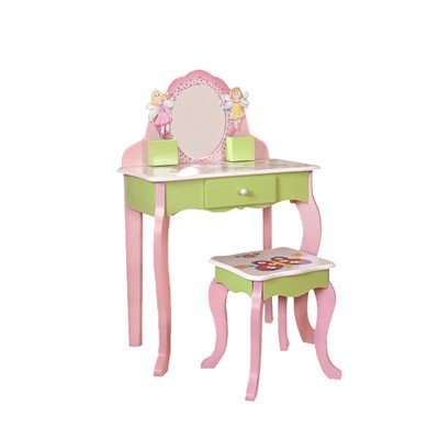 Wooden Kids Vanity Table